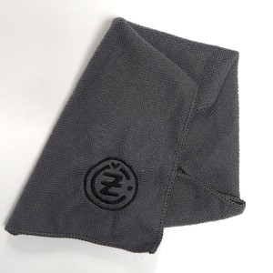 Microfiber cloth, 30 X 30 cm, gray, CZ logo