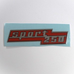 Sticker, CZ Sport 250, 140 x 37 mm