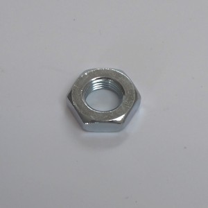 Mutter + Unterlegscheibe für Fußrastenbolzen  M10x1 mm, niedrig, zink, Jawa, CZ