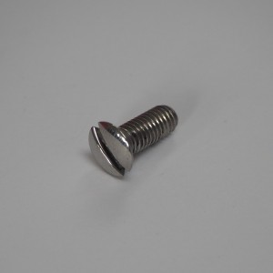 Screw of camshaft gear cover, M6x16, stainless steel/polished, Jawa 500 OHC