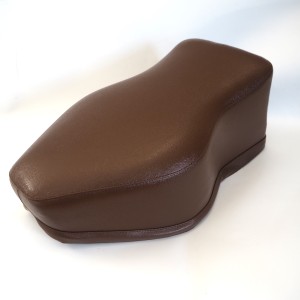 Seat, leatherette, dark brown, Jawa 250/230 Libenak