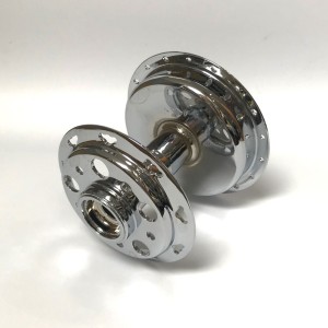 Wheel hub, original, new chrome, Jawa Robot