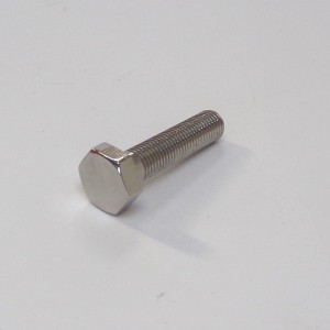 Screw M8/1x35, stainless steel, polished, Jawa Perak, OHC