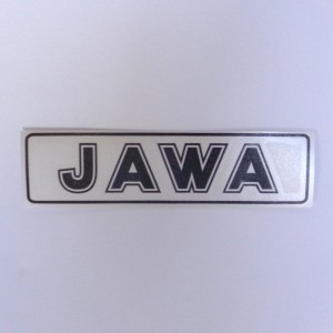 Sticker JAWA, black, 140x35 mm