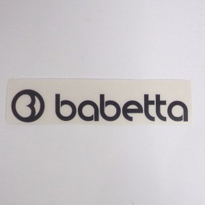 Sticker BABETTA, 135x25mm, black, Jawa Babetta