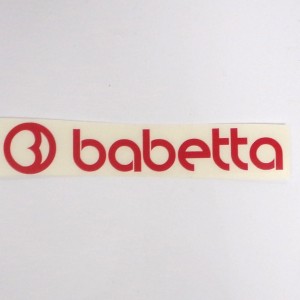 Aufkleber BABETTA, 135x25mm, rot, Jawa Babetta