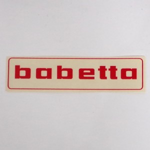 Aufkleber BABETTA, 145x37mm, rot, Jawa Babetta