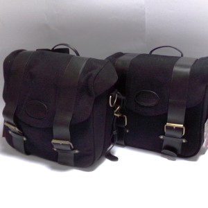 Set of bags, black, L+R, Jawa 300 CL