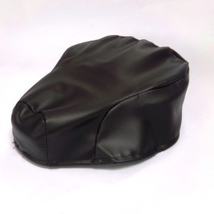 Seat cover, black, artificial leather, Jawa Babetta 210