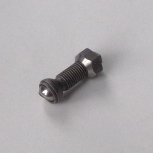 Valve rocker set screw with seat, nut and ball, Jawa 500 OHC