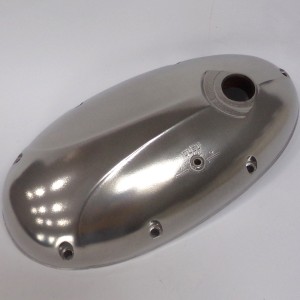 Ignition engine cover (left), chemically polished, original, CZ 125-175