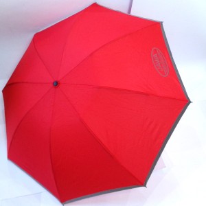 Umbrella, red, with the JAWA logo