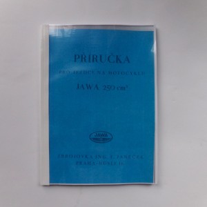 Příručka pro motocyklisty Jawa 250 Speciál  - formát A4 J.ČESKÝ, 104 stran