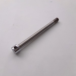 Front wheel shaft, chrome, Jawa-CZ 125/351, 150/352