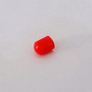 Cap for inner tube valve, plastic, red, Jawa, CZ