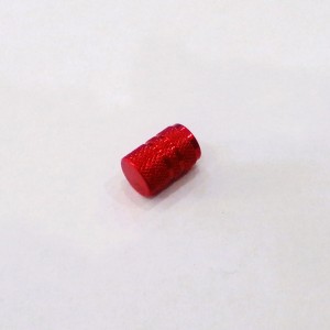 Cap for inner tube valve, aluminum, red, Jawa, CZ