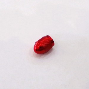 Cap for inner tube valve, aluminum, red, Jawa, CZ