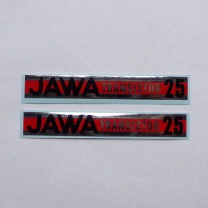 Naklejki JAWA TRANSISTOR 25, 2 sztuki