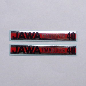 Stickers JAWA TRANSISTOR 40