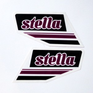 Stickers, violet 2 pieces, STELLA