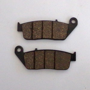 Pad set brake, front, 2 pcs, Jawa 350 OHC