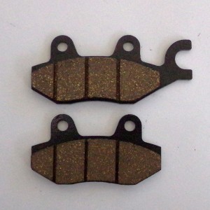 Pad set brake, rear, 2 pcs, Jawa 350 OHC