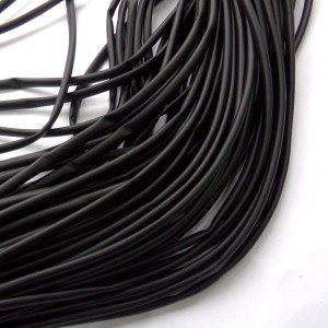 Electric cable sheath, 7 x 6 mm, black, Jawa, CZ