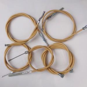 Bowden cables for 5 piece, cream, Jawa 50 type 20