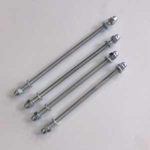 Engine mounting bolts, 4 pieces, zinc, Jawa Jawetta