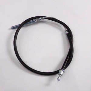 Rear brake bowden cable, 48/64 cm, black, Jawa 20
