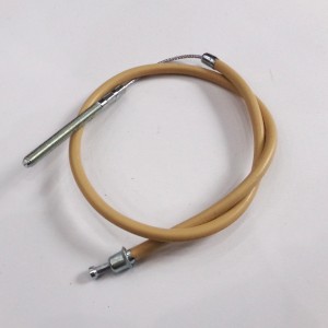 Rear brake bowden cable, 48/64 cm, cream colour, Jawa 20