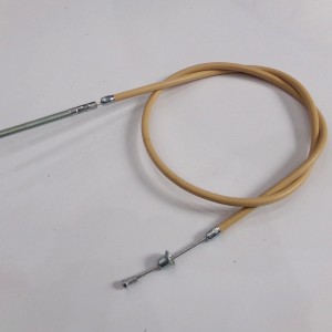 Rear brake bowden cable, 75/89 cm, cream colour, Jawa 21-23