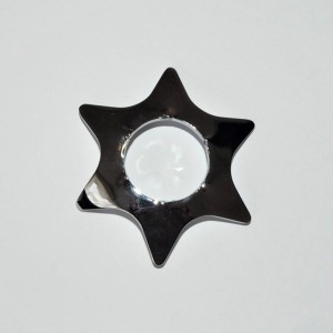 Plate spring, star, chrome, Jawa  Special