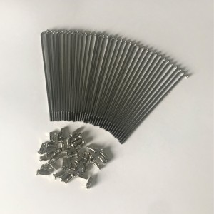 Spokes  set 36 Pcs, Zinc, DUELLS, Jawa 50 - M3