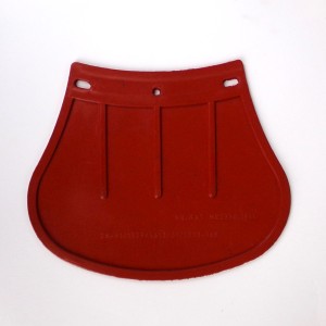 Mud flap without logo, red, Jawa, CZ