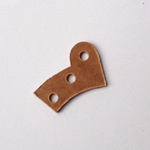 Dynamo terminal block insulation pad, prespan, 1 mm, Jawa 500 OHC