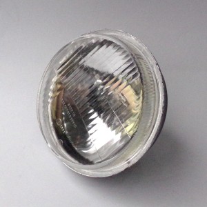 Glass of head lamp with reflector and socket of bulb, Jawa Babetta 210, 225