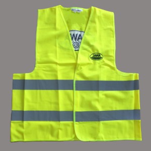 High Vis Vest, yellow, with the JAWA logo, size XL
