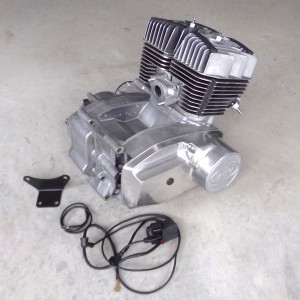 Engine, complete, original, no ignition, with motor starter, Jawa 638/639/640