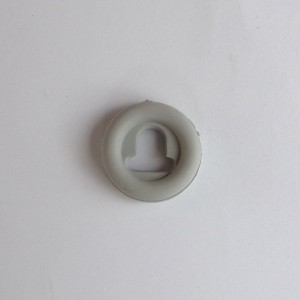 Rubber bushing for mask, for 2 cables, grey, Jawa 50
