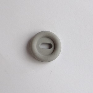 Rubber bushing for mask, for 1 cable, gray, Jawa 50
