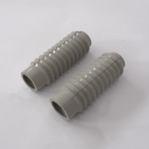 Rubbers for front fork, 2 pieces, grey, Jawa Babetta
