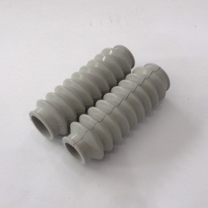 Rubbers for front fork, 2 pieces, grey, Jawa 50