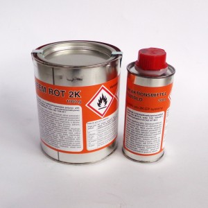Paint for painting / protecting fuel tanks / inside /