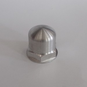 Rear axle bolt cover, aluminum, CZ 505