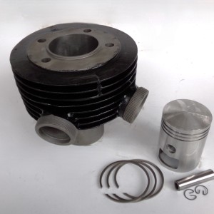 Cylinder + tłok 65,75/15, oryginał, po renowacji, Jawa 250 Kyvacka