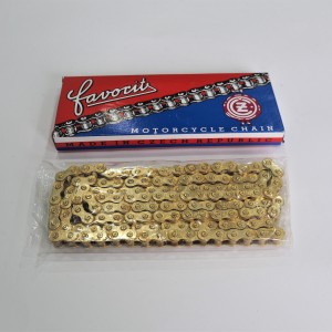 Secondary chain 130 links, gold, Jawa, CZ