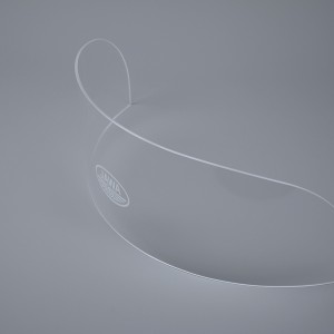 Plexischeibe Seitenwagen, niedriger, 18 cm, mit dem JAWA-Logo, VELOREX 562