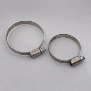 Intake rubber clamps, 2 pcs, zinc, Jawa 640
