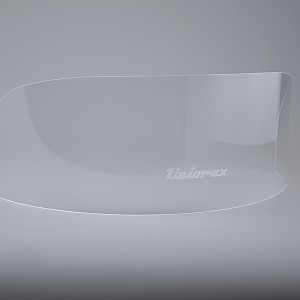 Plexischeibe Seitenwagen, niedriger, 18 cm, mit dem Velorex-Logo, VELOREX 562